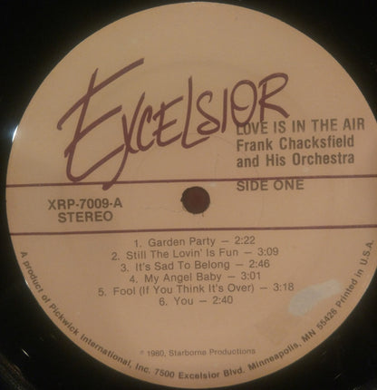 Frank Chacksfield & His Orchestra - Love Is In The Air