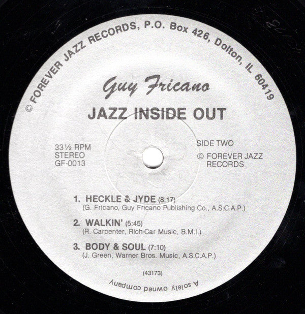 Guy Fricano - Jazz Inside Out