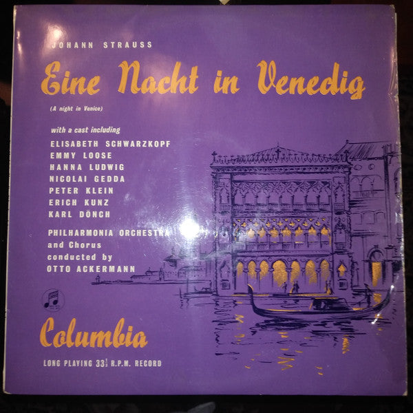 Johann Strauss Jr., Otto Ackermann - Eine Nacht In Venedig (A Night in Venice)