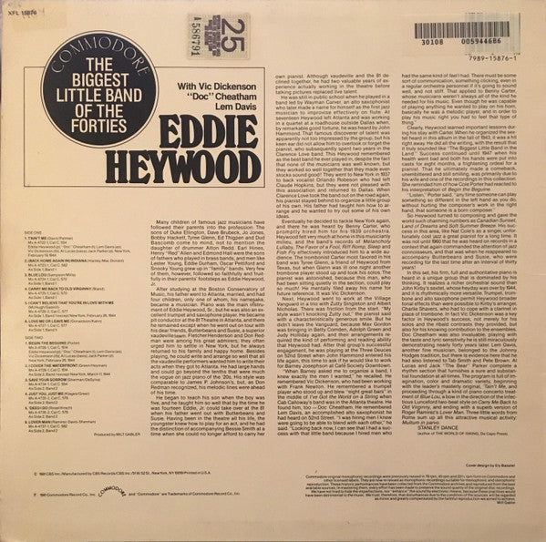 Eddie Heywood - The Biggest Little Band Of The Forties