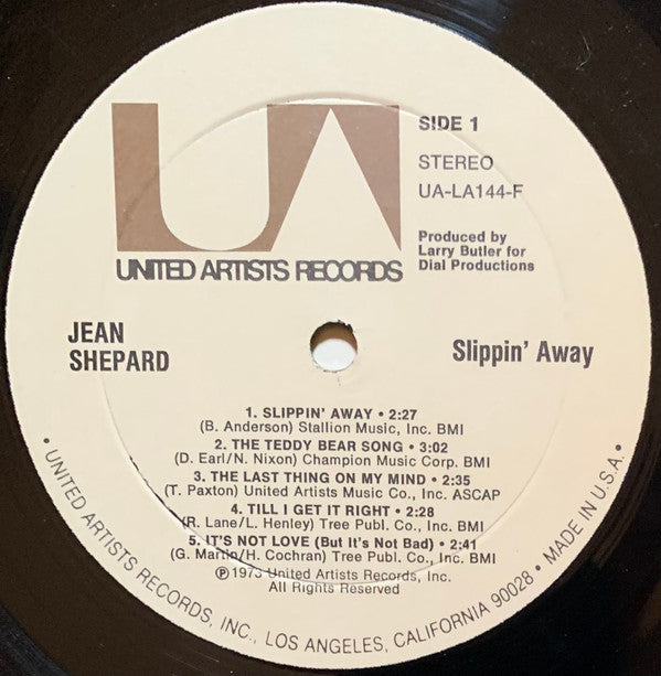 Jean Shepard - Slippin' Away