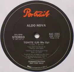 12": Aldo Nova - Tonite (Lift Me Up)